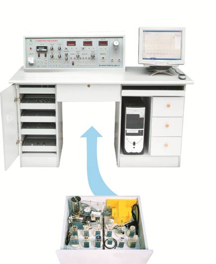 <b>YUY-110檢測與轉換傳感器裝置（22種傳感器木桌）</b>